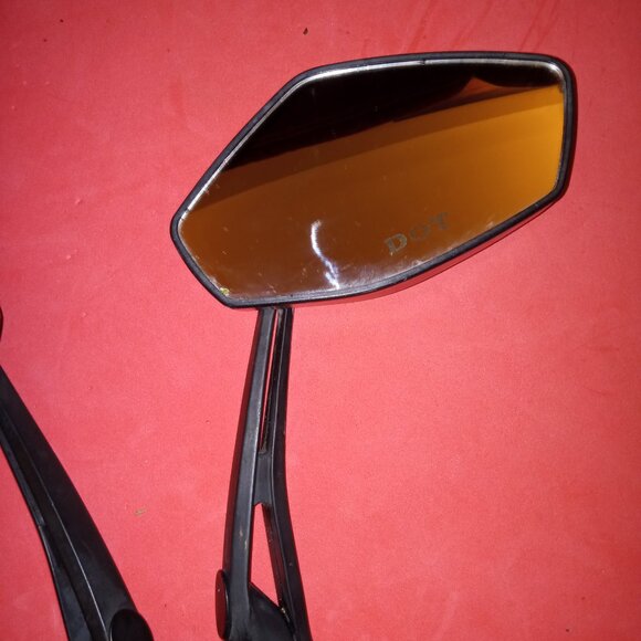 2X Universal Scooter Rearview Mirrors Pair Moped ATV Motorcycle Backup Mirror US - Picture 7 of 15